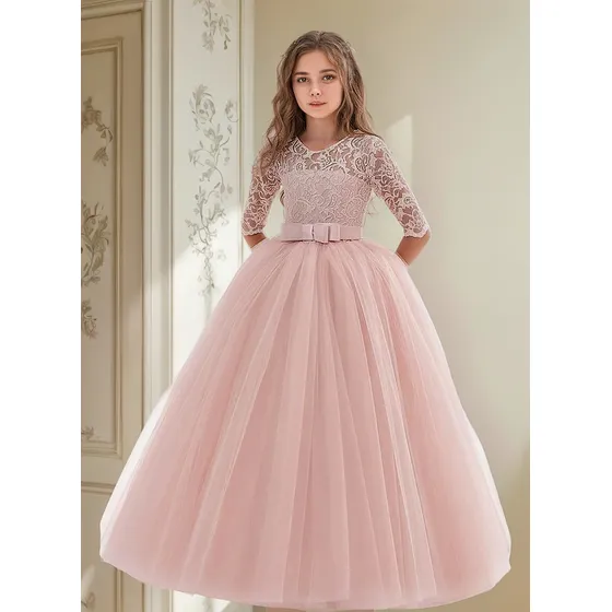 Vestido De Princesa Para Adolescentes Y Niñas, Vestido D[u]