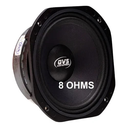 Woofer Qvs 8 250rms Medio Grave | 8mgs2508 Ohms Cor Preto
