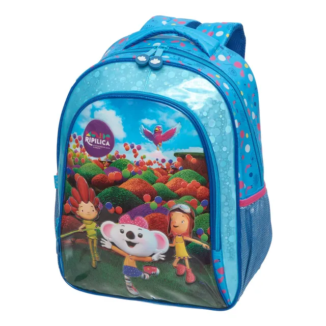 Mochila Lilica Ripilica Mundo Ripilica Céu Azul