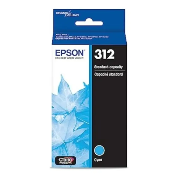 Cartuchos De Tinta Epson Originales 312 Cyan Y Amarillo