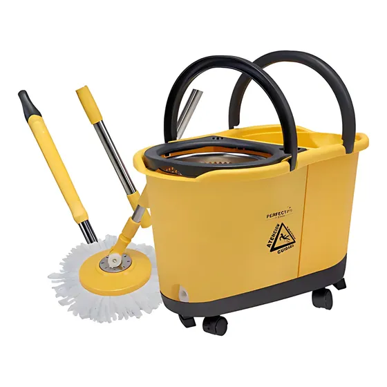 Mop Esfregão Profissional Balde Duas Aguas 10lt Perfect Pro