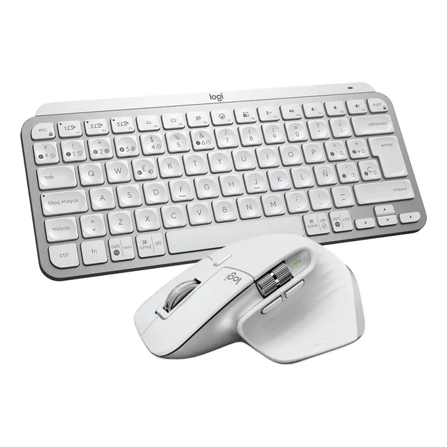 Kit Logitech Teclado Mx Keys Mini + Mouse Mx Master 3s Gris