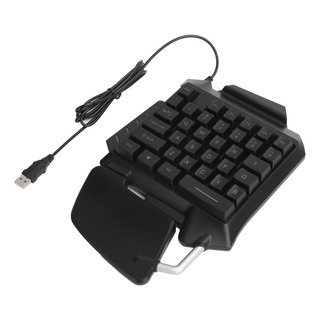 Teclado Para Jogos Usb Portátil Com Fio De 35 Teclas Com Uma Teclado Para Jogos Usb Portátil Com Fio De 35 Teclas Com Uma