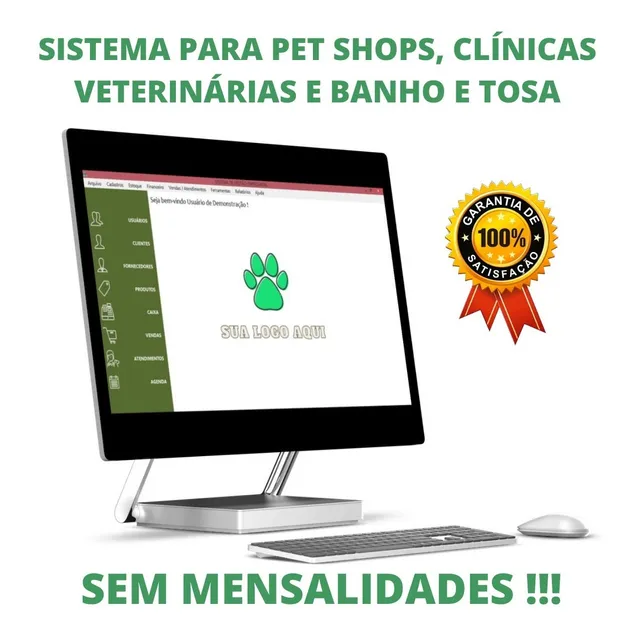 Programa Para Pet Shop -vendas, Atendimentos, Estoque, Caixa