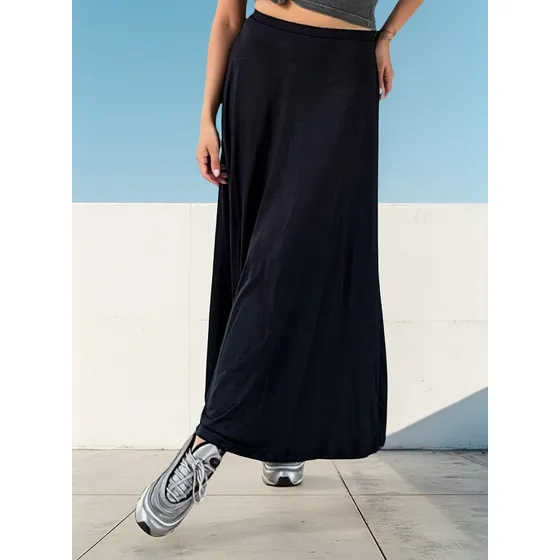 Pollera Larga Viscosa Verano Fiesta Casual Iglesia Axioma