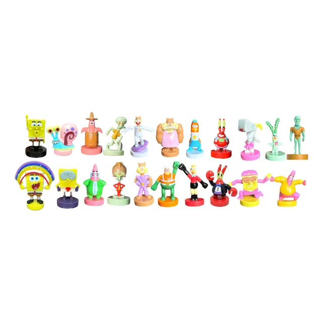Colección Completa Bob Esponja Figuras Color Vualá Sorpresa