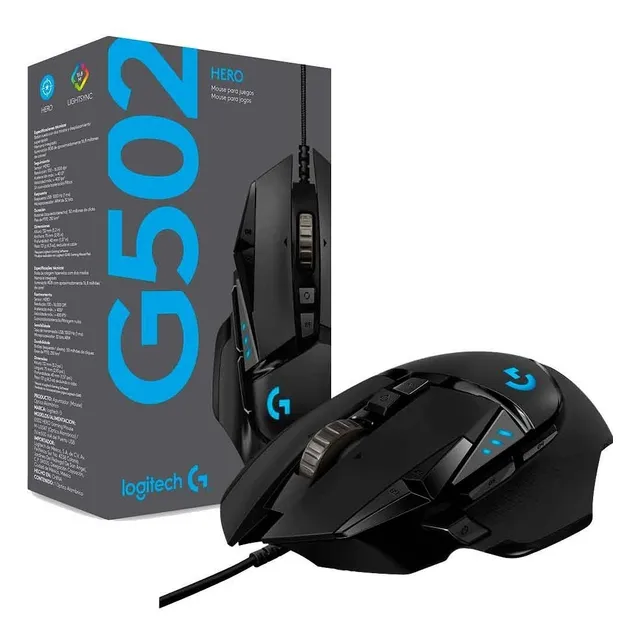Mouse Gamer Logitech G502 Hero 11 Botones Usb 16000dpi