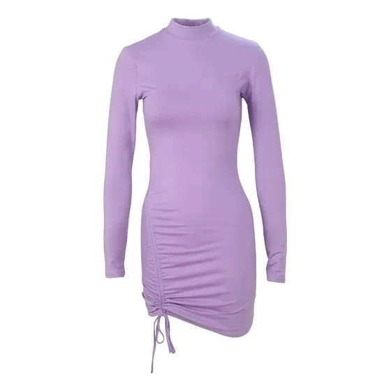Mini Vestido Con Cordones, Vestido De Cóctel De Moda Sexy