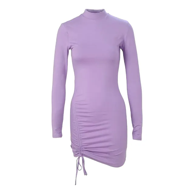 Mini Vestido Con Cordones, Vestido De Cóctel De Moda Sexy