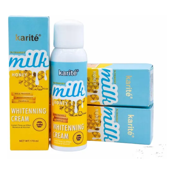Crema Facial Y Corporal Blanqueadora De Leche