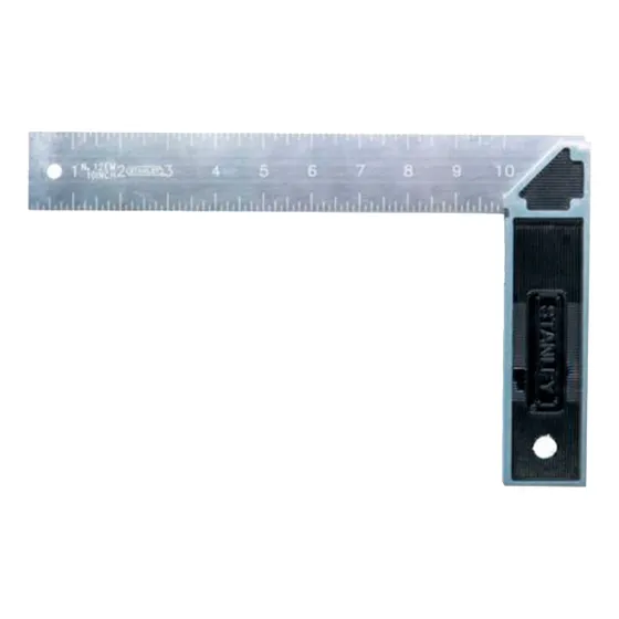 Escuadra Talón Metálica Stanley 10 Pulgadas