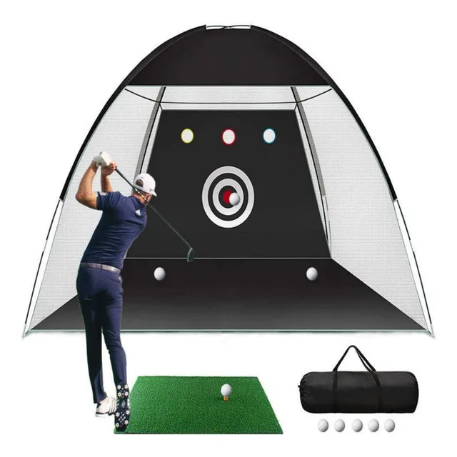 Red Golf 10 X 7 Pie Practica Entrenamiento Swing Casa Para