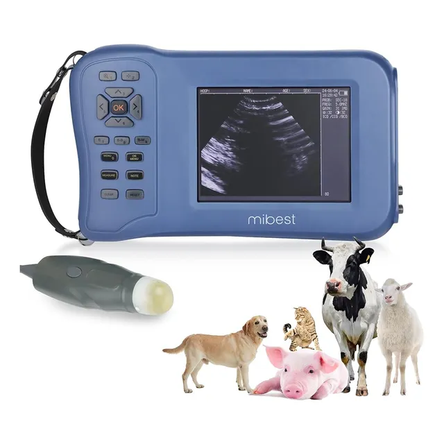 Escáner Ultrasónico Veterinario Portátil Mibest 5.8  Pantall