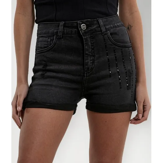 Short Mosa Negro Divino Jeans