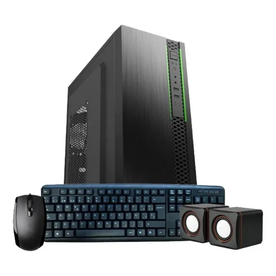 Pc Gamer Amd Ryzen 5 5600g 8gb 240gb Ssd Gabinete Combo