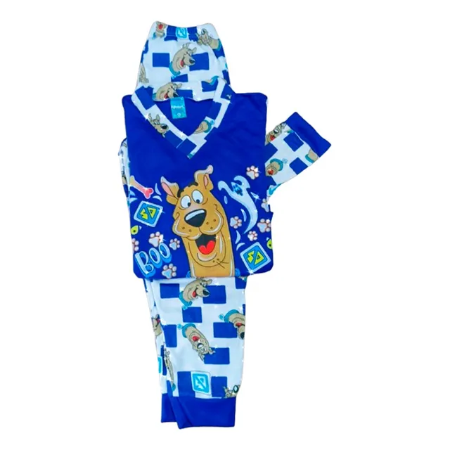 Pijama Algodón Niños Pantalón Manga Larga 