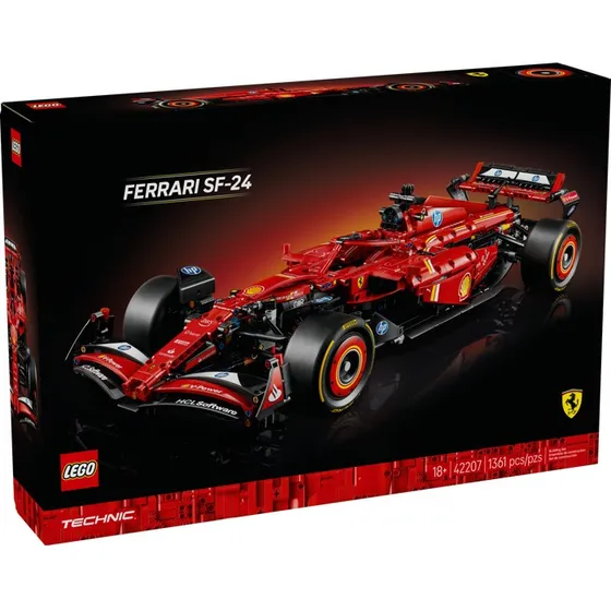 Lego Technic Coche Ferrari Sf-24 F1 42207 1361 Pz