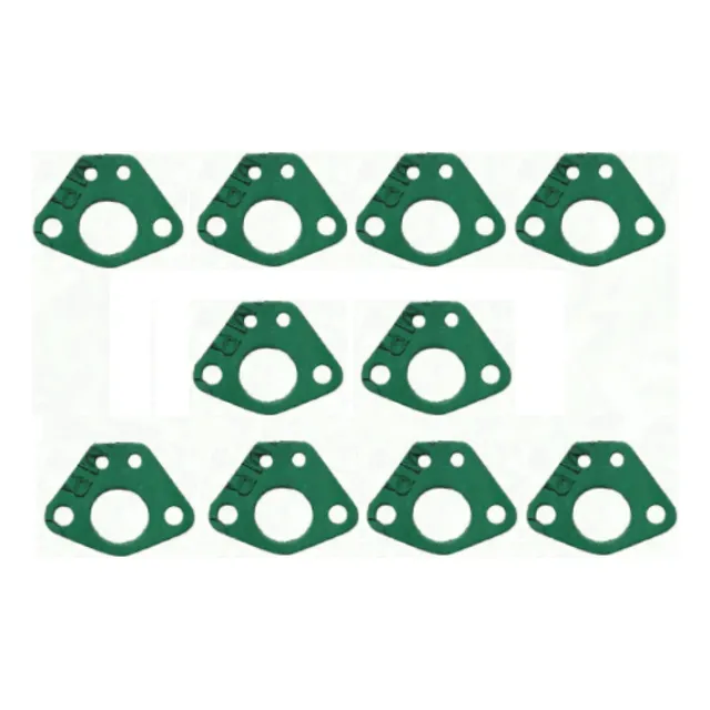 Kit 10 Junta Carburador Roçadeira 43 45 52 55cc Triangular