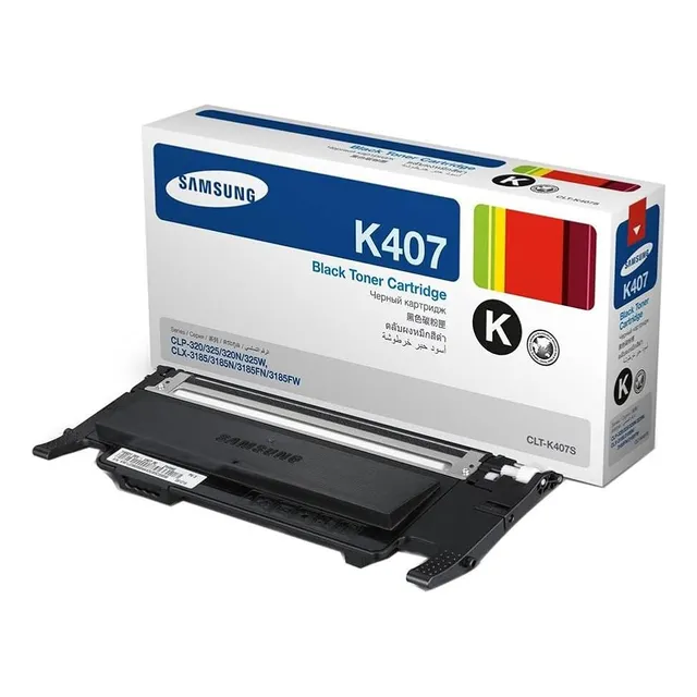 Toner Laser Samsung Clp-320 Clp-325 Clx-3185 Negro Clt-k407s