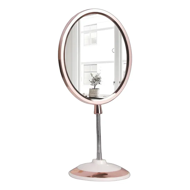 Espejo Doble Cara Aumento X 10 Maquillaje Belleza
