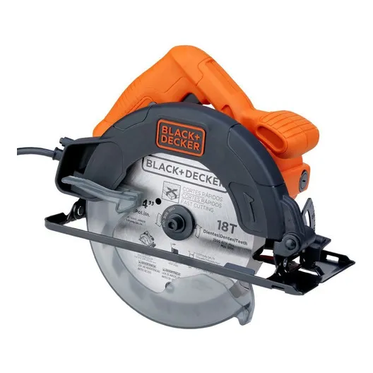 Sierra Circular 1400 W Black + Decker Cs1004 Profesional Kir