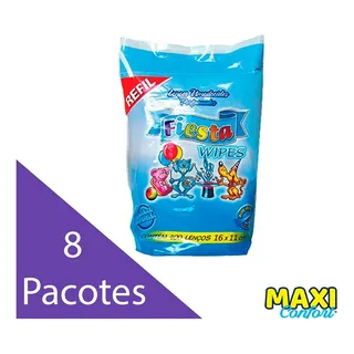 Kit 8 Pct Refil Lenco Umedecido 400 Un (3.200 Lencos) Kit 8 Pct Refil Lenco Umedecido 400 Un (3.200 Lencos)