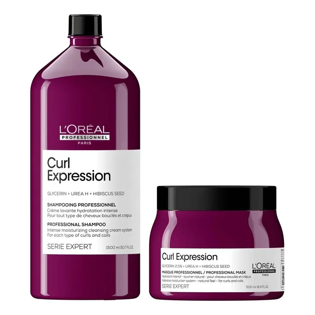 Shampoo 1500ml + Mascarilla 500ml Loreal Curl Expression