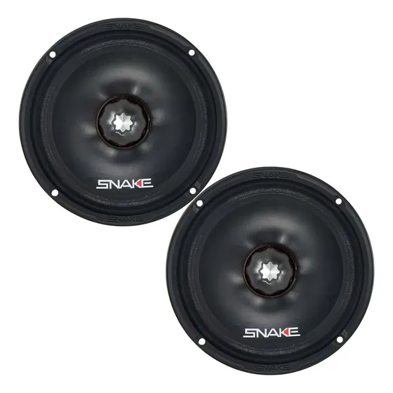Par Alto Falante Snake Esv220 220w Rms 4 Ohms 6 Polegadas Cor Branco