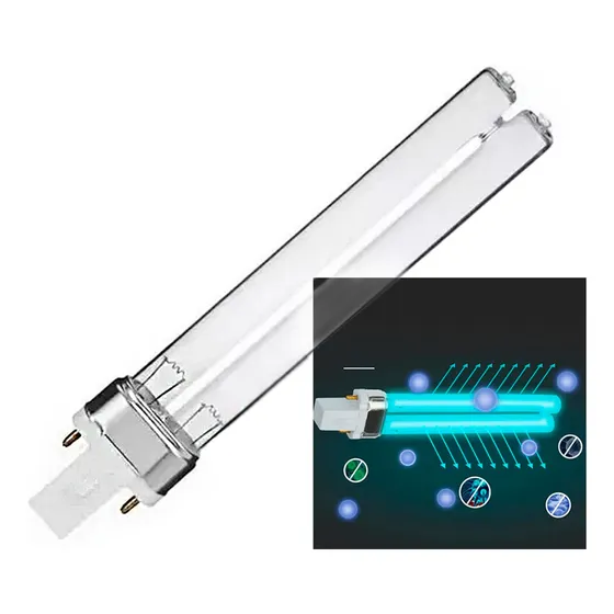 Kit 3 Lampadas Puritec Hns S 9w Uv-c Germicida 2 Pinos