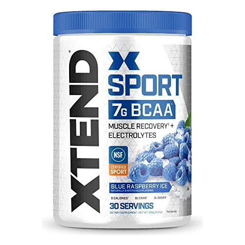 Bcaa Powder De Xtend Sport Blue Raspberry Ice, Electrolito E