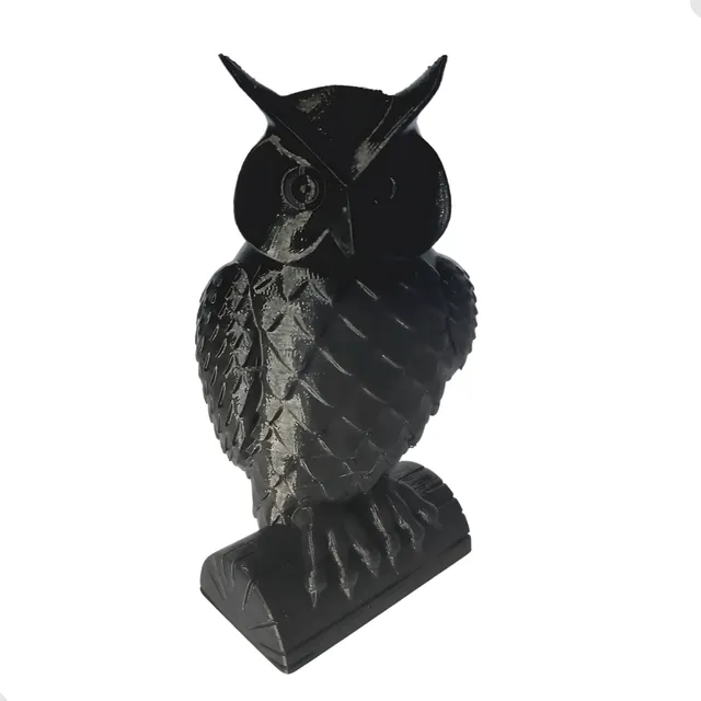 Coruja Decorativa Sabedoria Conhecimento Sorte Estatueta Nf
