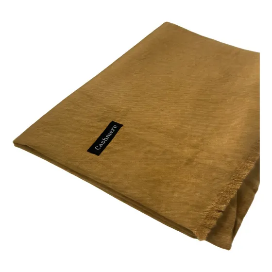 Pashmina Dorada Color Liso Bufanda Suave 176cmx61cm