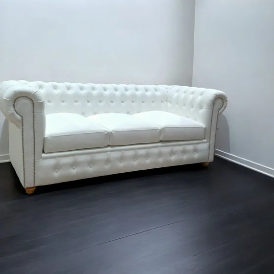 Sillon Chester Chesterfiel Artesanal 3 Cuerpos 210 Cm Stock