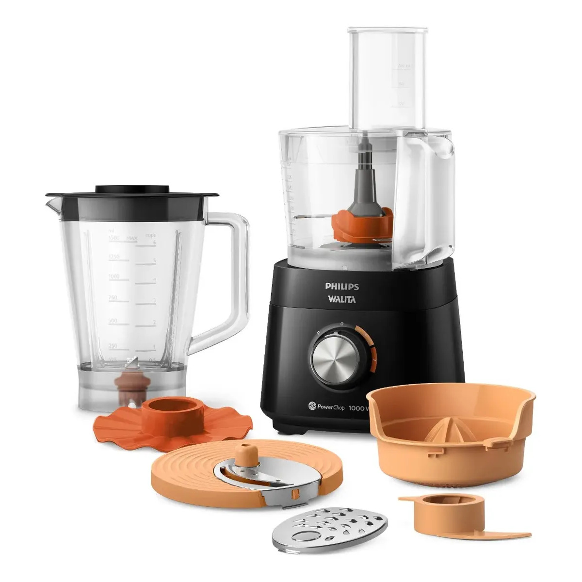 Processador Walita Preto 1000w - Hr7304/92 Preto Processador Walita Preto 1000w - Hr7304/92 Preto