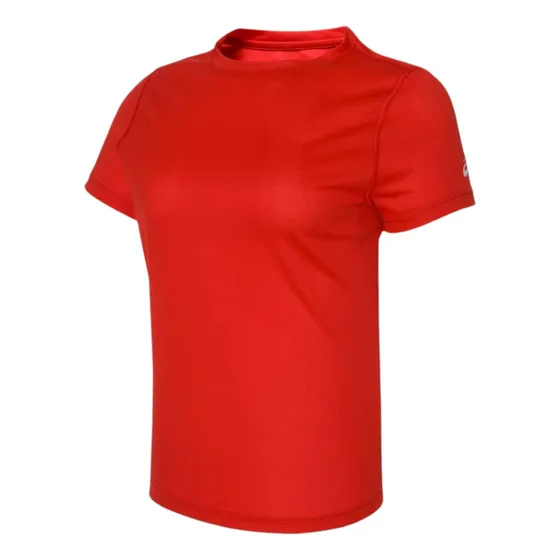 Playera Asics Mujer Dama Running Rojo Ready Set