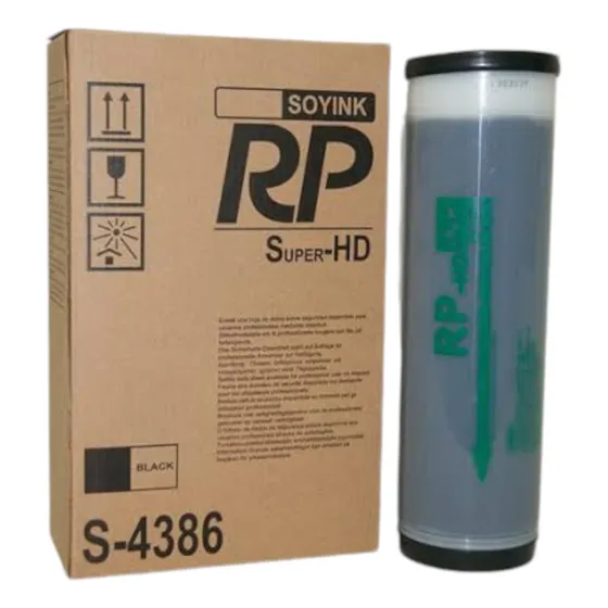 Tinta Riso Duplicador Gr Hd 3700 S-4386 Preto Cx C/ 2 Und