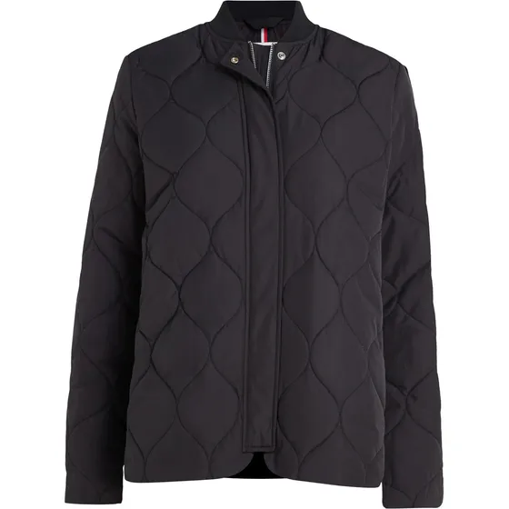 Chaqueta Bomber Acolchada Mujer Negro Tommy Hilfiger