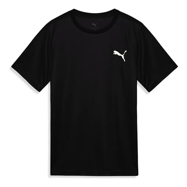 Camiseta Ess Small Puma Logo Poly Tee Masculina Puma Preto G