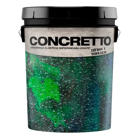 Membrana Liquida 20kgs Para Techos Concretto