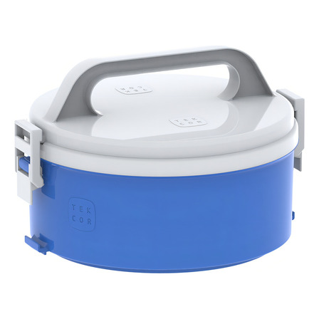 Marmita Termica Alça 1,5l Sem Divisória Microondas Soprano Cor Azul Marmita Termica Alça 1,5l Sem Divisória Microondas Soprano Cor Azul