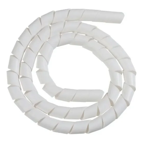 Tubo Espiral De Fios E Cabos 3/4 Tramontina Branco 1m