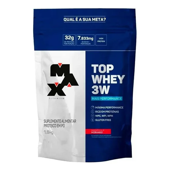 Top Whey 3w Refil 1,800 Kg - Max Titanium
