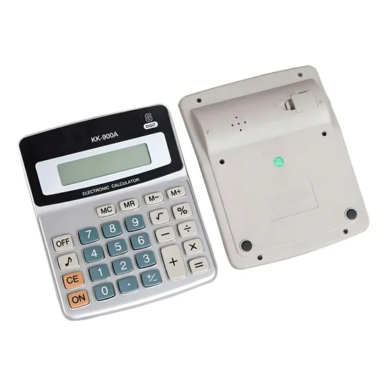 Calculadora 8 Digitos Kenko Kk-900a Color Gris C/sonido