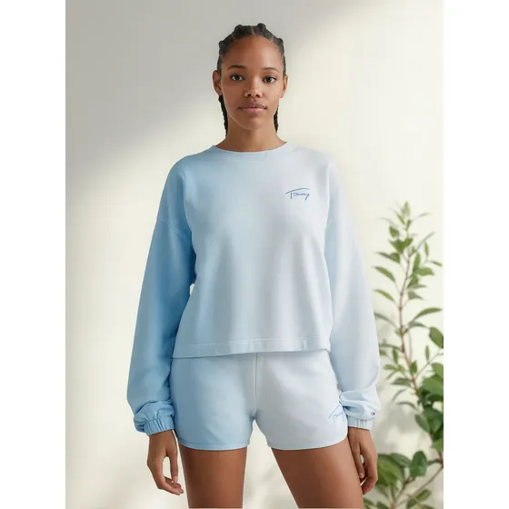 Saco Holgada Con Efecto Degradé Mujer Celeste Tommy Jeans
