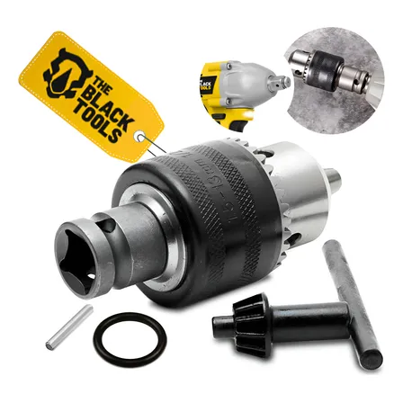 Kit Mandril Com Adaptador De Chave De Impacto 13mm