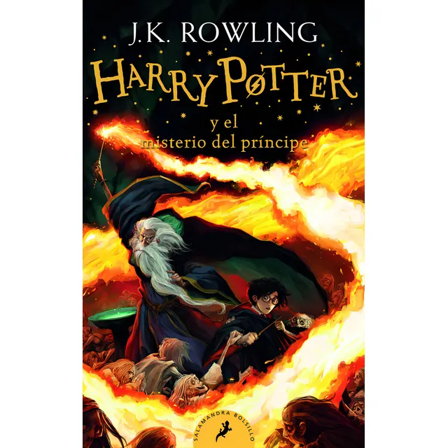 Harry Potter 6 Y El Misterio Del Príncipe. J. K. Rowling. Editorial Salamandra En Español. Tapa Blanda
