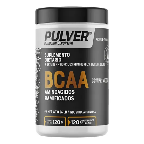 Bcaa 120 Comps Pulver Aminoacidos Ramificados Recuperador Sabor Neutro