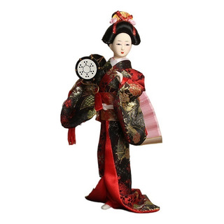 Quimono De Bonecas De Gueixa Japonesas Feito À Mão Com Decor Quimono De Bonecas De Gueixa Japonesas Feito À Mão Com Decor