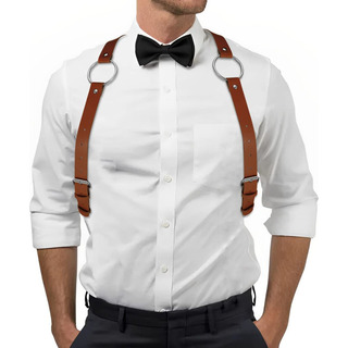 Cinturón De Piel Con Tirantes Bodiy Para Hombre, Correa De H Cinturón De Piel Con Tirantes Bodiy Para Hombre, Correa De H