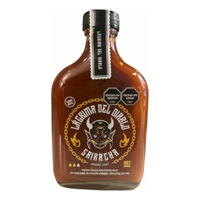 Pack X2 Sriracha Roja Lagrima Del Diablo X200ml